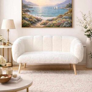 Imagine Canapea 2 locuri, Atelier del Sofa, 251BLS1153, PAL, Alb