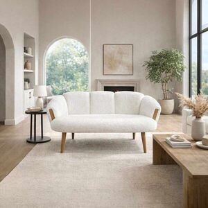 Imagine Canapea 2 locuri, Atelier del Sofa, 251BLS1242, PAL, Alb