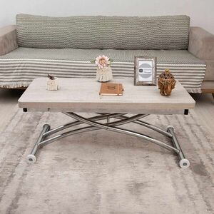 Imagine Masuta de cafea, Hanah Home, Mini Juppo Ext, MDF, Lisabona / Chrome
