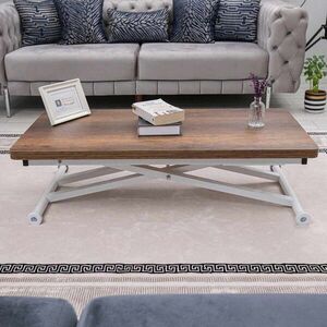 Imagine Masuta de cafea, Hanah Home, Home Ext, MDF, Nuc/Alb
