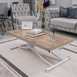 Imagine Masuta de cafea, Hanah Home, Home Ext, MDF, Vulturul Negru / Alb