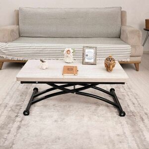 Imagine Masuta de cafea, Hanah Home, Mini Juppo Ext, MDF, Lisabona / Negru
