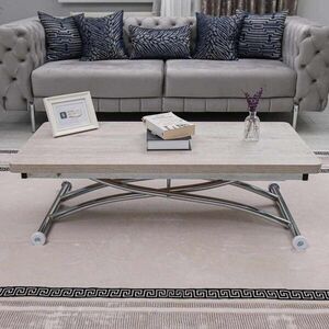 Imagine Masuta de cafea, Hanah Home, Juppo Ext, MDF, Lisabona / Chrome