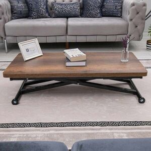 Imagine Masuta de cafea, Hanah Home, Home, MDF, Nuc / Negru