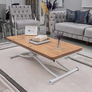 Imagine Masuta de cafea, Hanah Home, Juppo Int, MDF, Pin / Alb