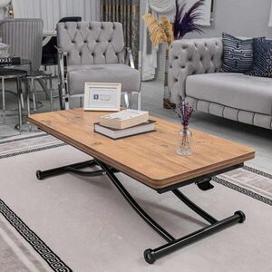 Imagine Masuta de cafea, Hanah Home, Juppo Int, MDF, Pin / Negru