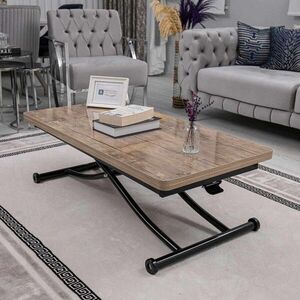 Imagine Masuta de cafea, Hanah Home, Juppo Int, MDF, Antic / Negru