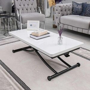 Imagine Masuta de cafea, Hanah Home, Juppo Int, MDF, Alb/Negru