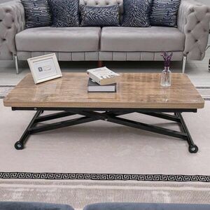 Imagine Masuta de cafea, Hanah Home, Home, MDF, Antic / Negru