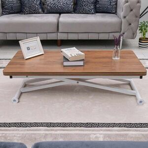 Imagine Masuta de cafea, Hanah Home, Home, MDF, Nuc/Alb