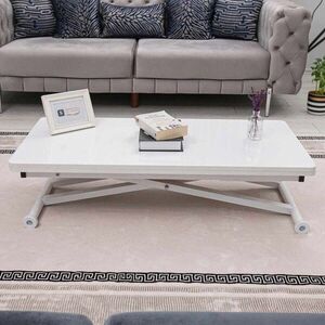 Imagine Masuta de cafea, Hanah Home, Home, MDF, Alb