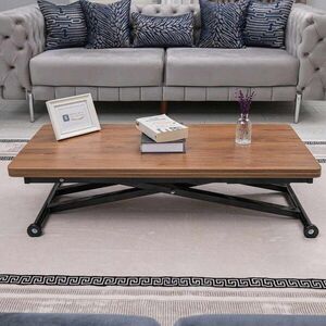 Imagine Masuta de cafea, Hanah Home, Home, MDF, Nuc / Negru