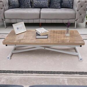 Imagine Masuta de cafea, Hanah Home, Home, MDF, Antic / Alb