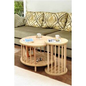 Imagine Set masute de cafea, Hanah Home, Peka-Set108, PAL, Maro