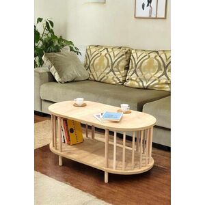 Imagine Masuta de cafea, Hanah Home, Peka-0111, 90x43x45 cm, PAL, Maro
