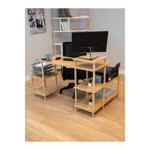 Imagine Birou, Hanah Home, Peka-0013, 140x76x45 cm, PAL, Maro