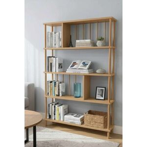 Imagine Corp biblioteca, Hanah Home, Peka145, 90x137x20 cm, PAL, Maro