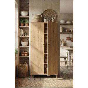 Imagine Dulap multifunctional, Hanah Home, Pk14Pkk, 60x130x30 cm, PAL, Maro