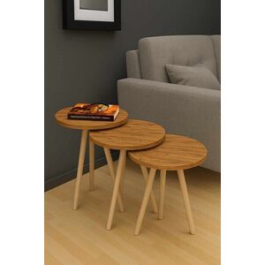 Imagine Set masute 3 piese, Hanah Home, Peka-152, PAL, Pin