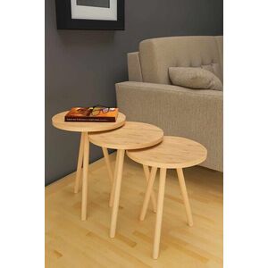 Imagine Set masute 3 piese, Hanah Home, Peka-152, PAL, Maro
