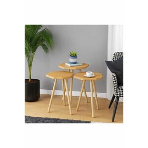 Imagine Set masute 3 piese, Hanah Home, Peka-155, PAL, Pin