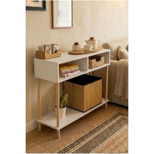 Imagine Bufet, Hanah Home, Peka-0019, 90x75x30 cm, PAL, Alb