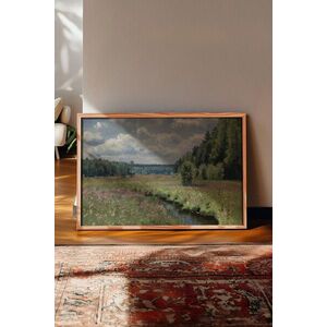 Imagine Tablou decorativ, 115107, Lemn masiv, Sticla PVC, Multicolor