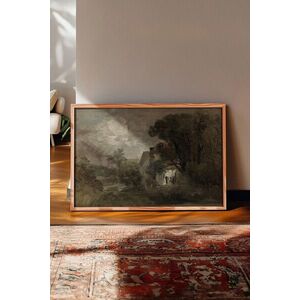 Imagine Tablou decorativ, 115112, Lemn masiv, Sticla PVC, Multicolor