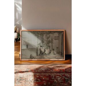 Imagine Tablou decorativ, 115146, Lemn masiv, Sticla PVC, Multicolor