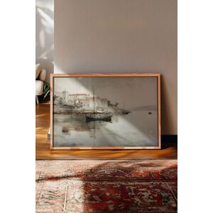 Imagine Tablou decorativ, 115154, Lemn masiv, Sticla PVC, Multicolor
