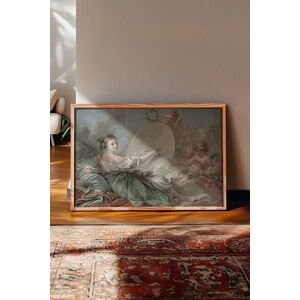 Imagine Tablou decorativ, 115160, Lemn masiv, Sticla PVC, Multicolor