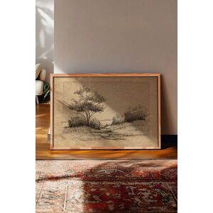 Imagine Tablou decorativ, 115163, Lemn masiv, Sticla PVC, Multicolor