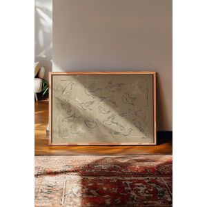 Imagine Tablou decorativ, 115175, Lemn masiv, Sticla PVC, Multicolor