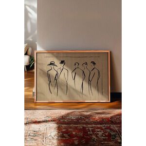Imagine Tablou decorativ, 115176, Lemn masiv, Sticla PVC, Multicolor