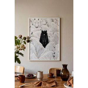 Imagine Tablou decorativ, 115191, Lemn masiv, Sticla PVC, Multicolor