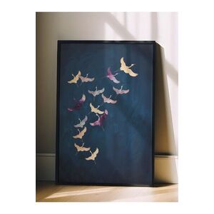 Imagine Tablou decorativ, 115200, Lemn masiv, Sticla PVC, Multicolor