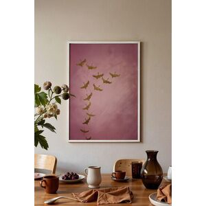 Imagine Tablou decorativ, 115206, Lemn masiv, Sticla PVC, Multicolor