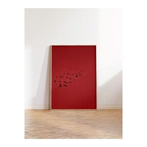Imagine Tablou decorativ, 115209, Lemn masiv, Sticla PVC, Multicolor