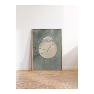 Imagine Tablou decorativ, 115221, Lemn masiv, Sticla PVC, Multicolor