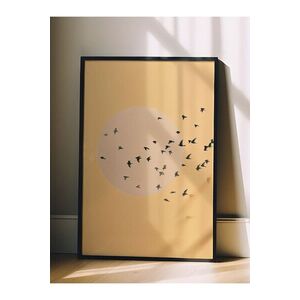Imagine Tablou decorativ, 115224, Lemn masiv, Sticla PVC, Multicolor
