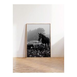 Imagine Tablou decorativ, 115225, Lemn masiv, Sticla PVC, Multicolor