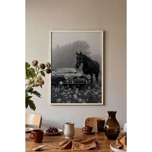 Imagine Tablou decorativ, 115225, Lemn masiv, Sticla PVC, Multicolor