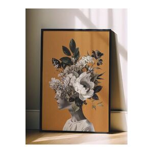 Imagine Tablou decorativ, 115226, Lemn masiv, Sticla PVC, Multicolor