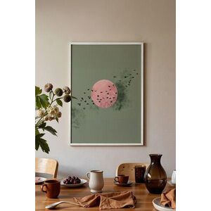Imagine Tablou decorativ, 115234, Lemn masiv, Sticla PVC, Multicolor