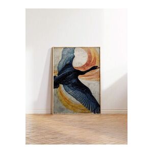 Imagine Tablou decorativ, 115235, Lemn masiv, Sticla PVC, Multicolor