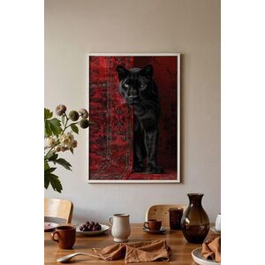 Imagine Tablou decorativ, 115238, Lemn masiv, Sticla PVC, Multicolor