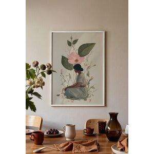Imagine Tablou decorativ, 115240, Lemn masiv, Sticla PVC, Multicolor