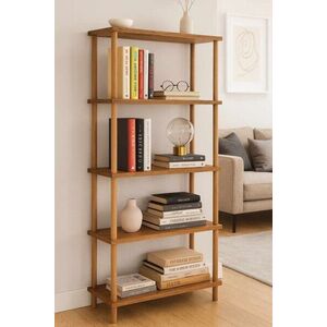 Imagine Corp biblioteca, Hanah Home, Pk261, 60x136x25 cm, PAL, Pin