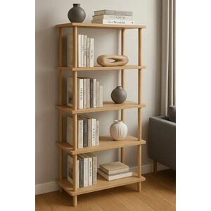 Imagine Corp biblioteca, Hanah Home, Pk261, 60x136x25 cm, PAL, Maro