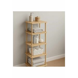 Imagine Raft pentru baie, Hanah Home, Pk262, 40x185x30 cm, PAL, Maro